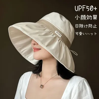 uvカット 帽子 レディース 日よけ 飛ばない 大きいサイズ UV カット UPF50+ 小顔効果 旅行 園芸 通勤 農作業 アウトドア 日除けハット アウトドア UVハット