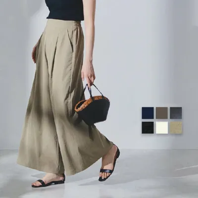 ワイドパンツ スカンツ レディース リラックスパンツ フレアパンツ ガウチョ スカーチョ パンツ 春 夏 レディース きれいめ 可愛い 大きいサイズ 体型カバー おしゃれ ゆったり